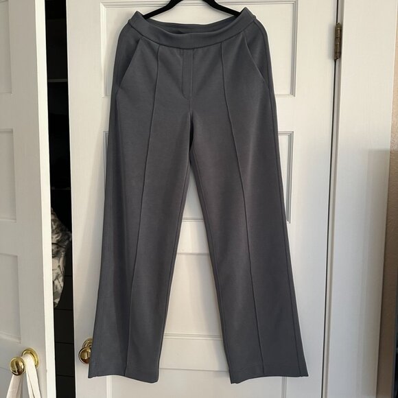 Lululemon Softstreme Pintuck Mid-Rise Pant Regular in Oil Grey - Picture 2 of 3